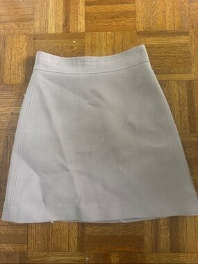 Theory Taupe A-Line Textured Skirt